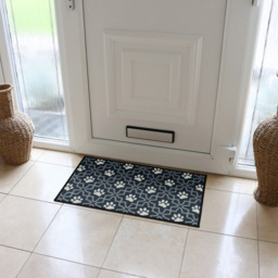 JVL Lattice Paws Pet Mat 40 x 70cm - Grey - JVL Homewares - Wilko - thumbnail 3
