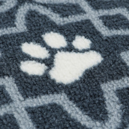 JVL Lattice Paws Pet Mat 40 x 70cm - Grey - JVL Homewares - Wilko - thumbnail 6