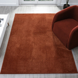 Desire Rugs Comfy Terracotta Anti Slip Felt Backing Rug 80 x 120cm - Orange - Wilko - thumbnail 3