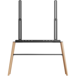 TTAP Roma Single Shelf Light Wood Easel TV Stand - Size: 125.8 x 99.1 x 37cm - Brown - Wilko - thumbnail 4
