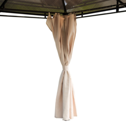 Outsunny 3.6 x 3m Brown Steel Frame Hardtop Gazebo - Size: 3 x 4m - Wilko - thumbnail 5
