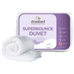 Downland Superbounce King Size Duvet 10.5 Tog - White - Wilko - thumbnail 1