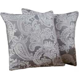 Serene Cavendish Grey Cushion Cover - Size: 43 x 43cm - Wilko