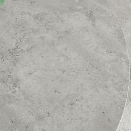 Furniturebox Arona 4 Seater Round Dining Table Concrete and Silver - Grey - Wilko - thumbnail 3