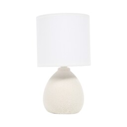 Pack of 2 Stone Effect Table Lamps White - Wilko - thumbnail 3