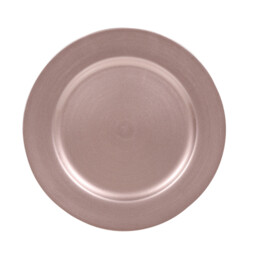 Metallic Charger Plate - Blush - Wilko - thumbnail 1