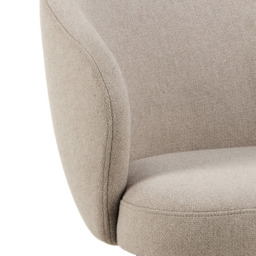 Florence Darlene Beige Swivel Dining Chair - Furniture To Go - Wilko - thumbnail 6