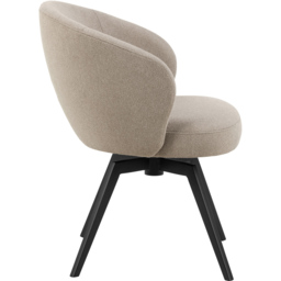 Florence Darlene Beige Swivel Dining Chair - Furniture To Go - Wilko - thumbnail 5