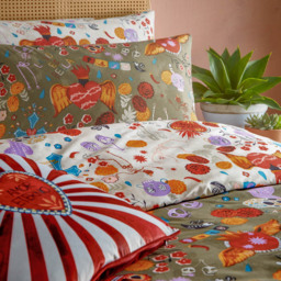 furn. La Vida Double Multicolour Duvet Set - Wilko - thumbnail 3