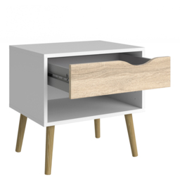 Florence Oslo White and Oak 3 Piece Bedroom Furniture Set - Furniture To Go - Wilko - thumbnail 4