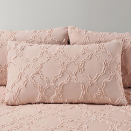 Intimates Ophelia King Size Tufted Blush Duvet Set - Pink - Wilko - thumbnail 3