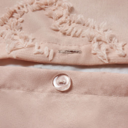 Intimates Ophelia King Size Tufted Blush Duvet Set - Pink - Wilko - thumbnail 5