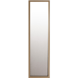 Single Wood Effect Over Door Mirror 1.2m x 33.9cm in Assorted styles - Size: 120 x 34cm - Brown - The Port. Co Gallery - Wilko - thumbnail 3