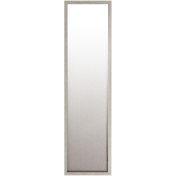 Single Wood Effect Over Door Mirror 1.2m x 33.9cm in Assorted styles - Size: 120 x 34cm - Brown - The Port. Co Gallery - Wilko - thumbnail 4