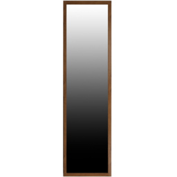 Single Wood Effect Over Door Mirror 1.2m x 33.9cm in Assorted styles - Size: 120 x 34cm - Brown - The Port. Co Gallery - Wilko - thumbnail 5
