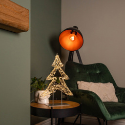 Samuel Alexander Warm White LED Dewdrop Christmas Tree on Metal Stand 1.5ft - Size: 1ft - Silver - Wilko - thumbnail 7