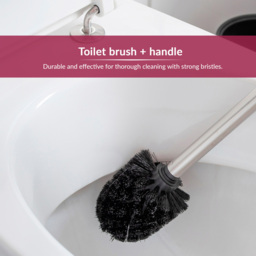 Innoteck Essentials Black Toilet Brush Head 3 Pack - Size: 35 x 8 x 8cm - Wilko - thumbnail 5
