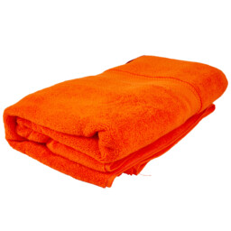 Deluxe Bath Sheet - Tangerine - Wilko - thumbnail 3