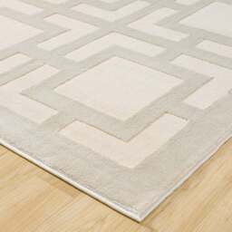 Desire Rugs Vellure Cream Metallic Sheen Maze Design Rug 160 x 230cm - Size: 230 x 160 x 1.1cm - Wilko - thumbnail 4