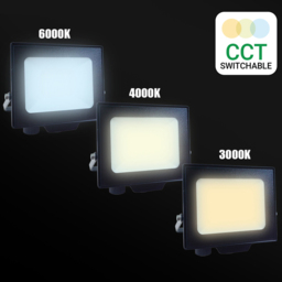 ENER-J 30W LED Floodlight with CCT Switchable Technology - Size: 45 x 14.5 x 16.5cm - Black - Wilko - thumbnail 6