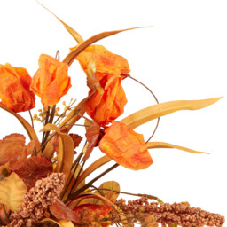 Autumn Garden Vase Arrangement Orange - Wilko - thumbnail 5