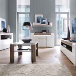 Florence Toronto 3 Door Single Shelf Sideboard - White - Furniture To Go - Wilko - thumbnail 7