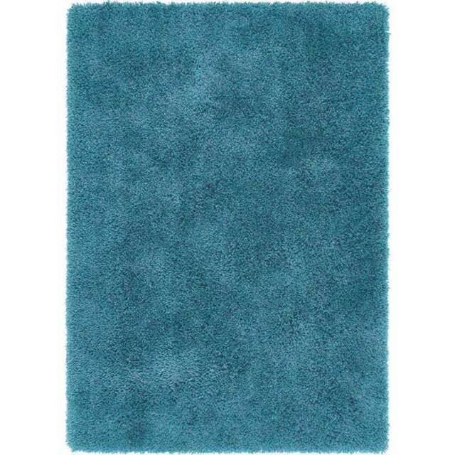 Origins Chicago Dark Teal Shaggy Rug 160 x 230cm - Green - Origins Rugs - Wilko - image 1