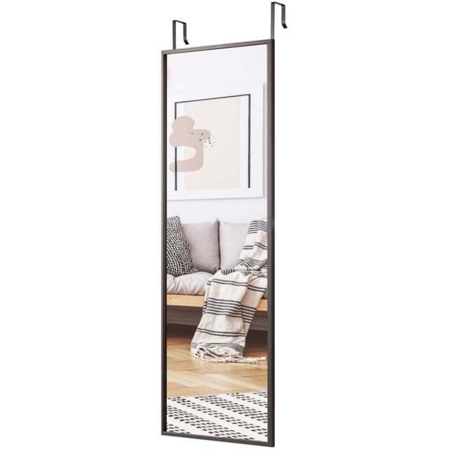 Costway Brown Full Length Wall Mirror 180 x 36cm - Wilko - image 1