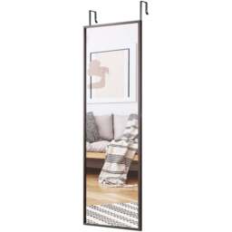 Costway Brown Full Length Wall Mirror 180 x 36cm - Wilko - thumbnail 1