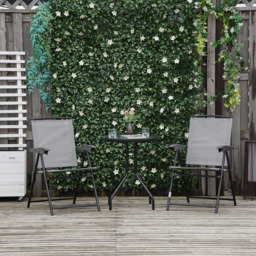 Outsunny Bistro Table Round Dining Table - Size: 70 x 60 x 60cm - Black - Wilko - thumbnail 4