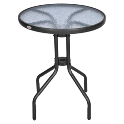 Outsunny Bistro Table Round Dining Table - Size: 70 x 60 x 60cm - Black - Wilko - thumbnail 3