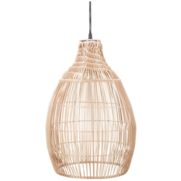 ValueLights Natural Teardrop Solar Powered Outdoor Hanging Pendant Light - Size: 42.5 x 29.5 x 29.5cm - Yellow - Wilko - thumbnail 1