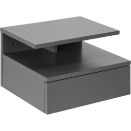 Florence Ashlan Single Drawer Grey Bedside Table - Furniture To Go - Wilko - thumbnail 6