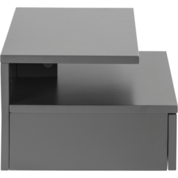 Florence Ashlan Single Drawer Grey Bedside Table - Furniture To Go - Wilko - thumbnail 4