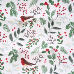 Mistletoe Robin Seat Pad White - All I Want For Christmas - Wilko - thumbnail 4