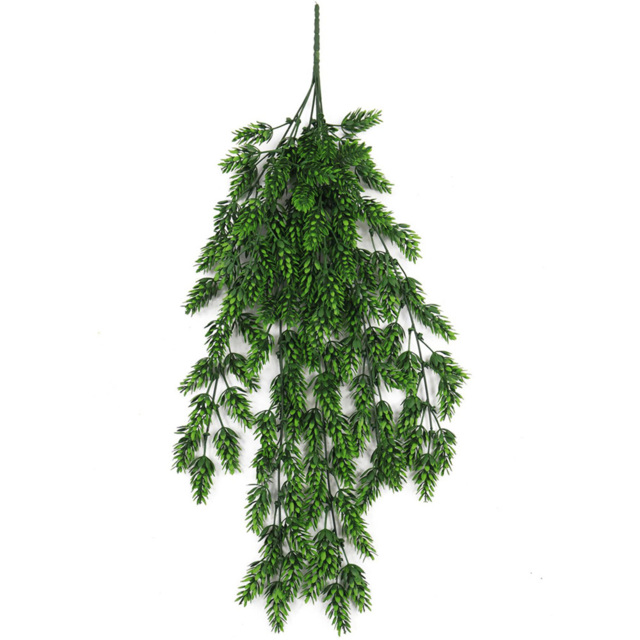 Leaf Clustered Fern Hanging Artificial Plant 4ft - Size: 128 x 40 x 12cm - Green - Wilko - image 1