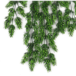 Leaf Clustered Fern Hanging Artificial Plant 4ft - Size: 128 x 40 x 12cm - Green - Wilko - thumbnail 4