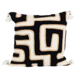 Strata Geo Cushion  - Multicolour - Wilko - thumbnail 1