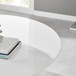 Furniturebox Nova 6 Seater Round Dining Table White High Gloss - Size: 4 Seater - Wilko - thumbnail 3
