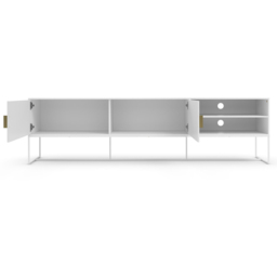 Loft24 Asia 2 Door 2 Shelf White Lowboard - Size: 50 x 180 x 40cm - Wilko - thumbnail 5