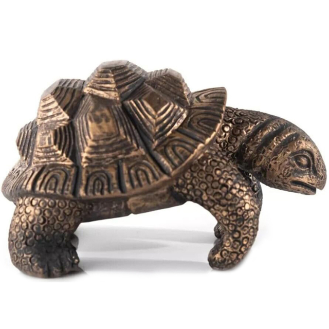Marco Paul Bronze Tortoise Plant Pot Hanger Garden Ornament 2 Pack - Size: 10 x 5 x 20cm - Silver - Wilko - image 1