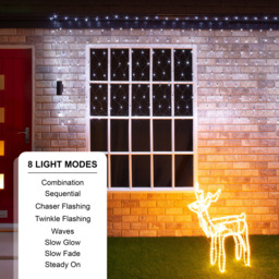 The Christmas Workshop 360 White LED Net String Light - Wilko - thumbnail 7