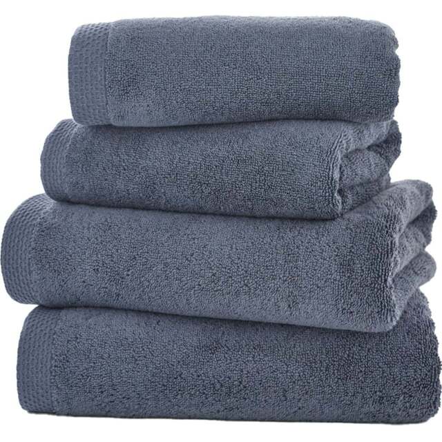 The Lyndon Company Egyptian Spa Midnight Hand Towel 2 Pack - Size: 50 x 90cm - Blue - Wilko - image 1