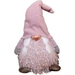Samuel Alexander Pink Female LED Gonk Christmas Decoration 30cm - Size: 30 x 30 x 30cm - Wilko - thumbnail 1