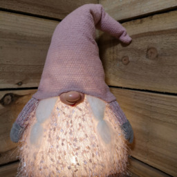 Samuel Alexander Pink Female LED Gonk Christmas Decoration 30cm - Size: 30 x 30 x 30cm - Wilko - thumbnail 4