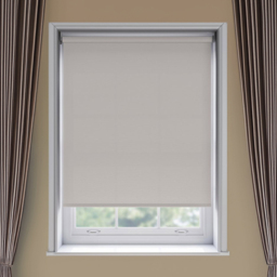 New Edge Blinds Thermal Blackout Roller Blind Mink 125cm - Size: W 125cm x D 170cm - Brown - Wilko