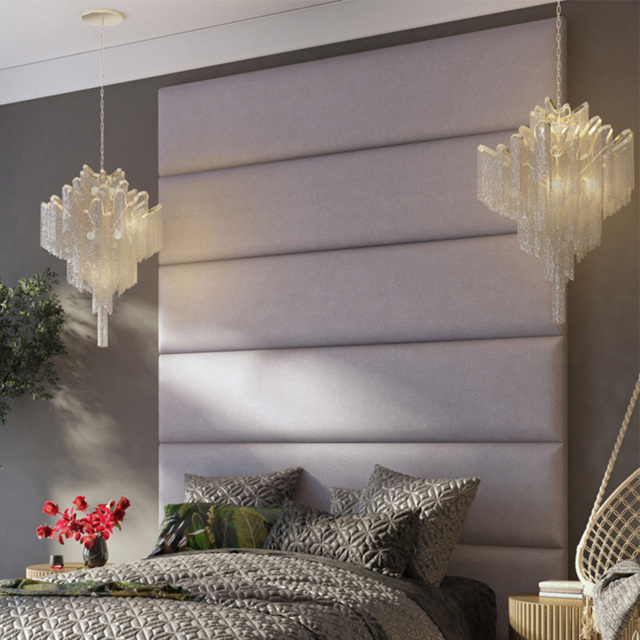 Aspire Furniture Llewelyn-Bowen Luxury Grey Eire Linen Wall Mounted Headboard 45cm - Size: Single Pack - Aspire Beds - Wilko - image 1