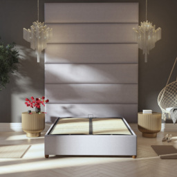 Aspire Furniture Llewelyn-Bowen Luxury Grey Eire Linen Wall Mounted Headboard 45cm - Size: Single Pack - Aspire Beds - Wilko - thumbnail 7