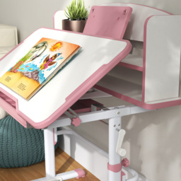 Tommy Toys Pink Kids Desk and Chair Set - Wilko - thumbnail 4