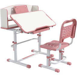 Tommy Toys Pink Kids Desk and Chair Set - Wilko - thumbnail 3